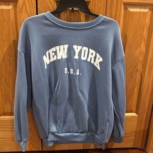 Blue crewneck from SHEIN